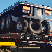 <strong>Best</strong> <strong>Selling</strong> 3/4 Axles Factory Direct Sale Heavy Duty <strong>Flatbed</strong> Semi <strong>Trailer</strong> 20FT 40FT Flat Bed Container Truck <strong>Trailers</strong>