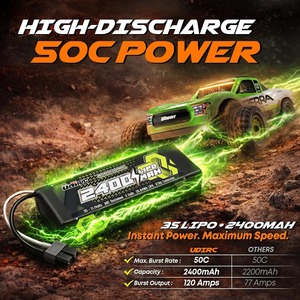 UDIRC 1203PRO 1/12 50MPH 3S Camioneta RC de Pista Corta sin Escobillas con Giroscopio y Diferencial Central 4WD Todoterreno para Desierto RTR - Product Image 5