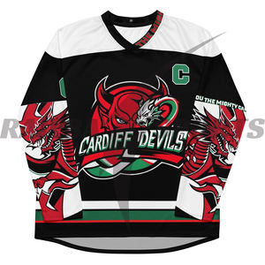 2025 fábrica al por mayor personalizado transpirable uniforme de hockey sobre hielo conjunto de calidad superior diseño personalizado con nombre del equipo incluido - Product Image 1