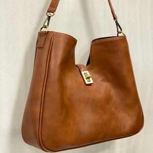 ANGXI Fashionable Soft PC Single <b>Strap</b> Shoulder <b>Bag</b> Hobo Style Zipper Closure All Seasons Polyester Lining Outdoor Travel Use - Product Image 1