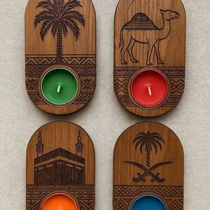 Luxe arabe en bois bakhoor brûleur porte-encens calligraphie islamique conception oud brûleur Ramadan Eid parfum diffuseur cadeau - Product Image 4