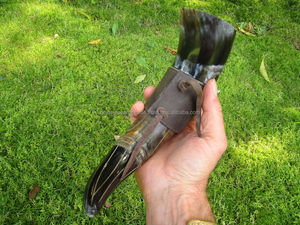 Jarra pulida hecha a mano, artesanía natural definitiva para amantes de la cerveza y la hidromiel, cuerno legendario para beber - Product Image 2