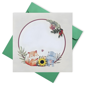 การ์ดม้วนดอกไม้แบบเวียดนามทำมือดีไซน์รูป3D สำหรับวันเกิด - Product Image 4