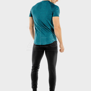 Camisetas de entrenamiento de material duradero de alta calidad, superventas, Camiseta estampada de entrenamiento de ajuste holgado de algodón 100% para hombres - Product Image 3