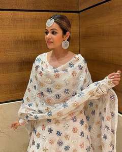 Georgette lehenga choli 2022ผ้าปักลายแบบพรีเมี่ยมดีไซน์กระดาษชุดปาร์ตี้สวยสำหรับสาวๆสำหรับงานแต่งงาน - Product Image 6