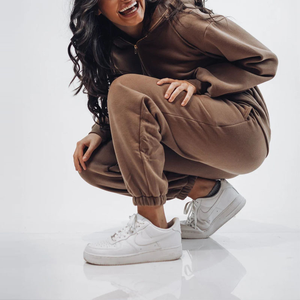 Femmes 100% coton Gym Sport survêtement haute qualité ensemble de mode personnalisé nouveauté vente en gros Fitness vêtements pour femmes - Product Image 6