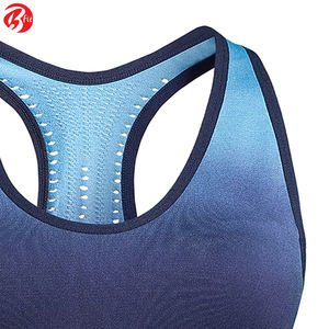 Soutien-gorge de sport de yoga de fitness actif avec conception simple de cou de licou à la mode impression par sublimation de culture dos nu option de taille plus - Product Image 6