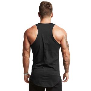 Camisetas sin mangas OEM personalizadas para gimnasio y Fitness para hombre, ropa de talla grande de algodón transpirable, camiseta sin mangas con cuello redondo estilo callejero - Product Image 5