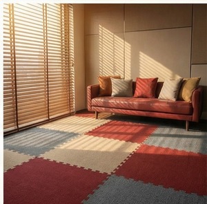 Alfombra de Espuma EVA Encastrable de 10 mm, 60x60 cm – Suelo Suave con Reducción de Ruido para Oficina y Hotel - Product Image 1