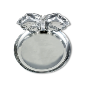 Plateau décoratif en aluminium poli pour chips et trempette, plateau de service de table, plateau en métal design pour la maison et les mariages - Product Image 3