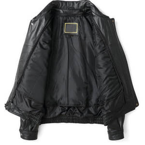 เสื้อแจ็คเก็ตหนังแท้สำหรับผู้ชายเสื้อผ้าผู้ชายเสื้อแจ็คเก็ตหนังวัวแท้สำหรับผู้ใหญ่ - Product Image 4