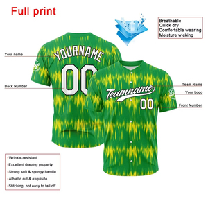 Camiseta de béisbol de alta calidad personalizada, ropa deportiva para hombres, camiseta de Béisbol Juvenil de nuevo diseño hecha a medida - Product Image 6