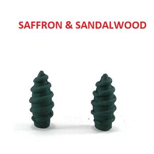 หญ้าฝรั่นออร์แกนิคและไม้จันทน์สกรูธูปแบบย้อนกลับในอินเดียในราคาที่ดีที่สุด (สีเขียว) - Product Image 1