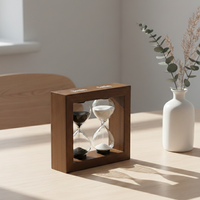 Hochwertiger Stilvoller 81200320A Holz-Eieruhr Dekorativ & Praktisch für die Küche