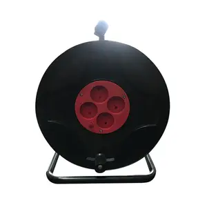 Cable Reel Extension Cord 4 Sockets Without Earthing Extension Cord Reel 20M 2500W 10A CCA 2x1.5mm2 Cable Reel Drum