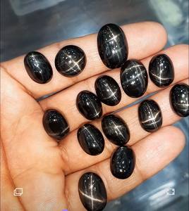 Fournisseur en gros étoile grenat forme ronde gemmes belle apparence lisse pierres de cabochon en vrac pour les bijoux de mariage - Product Image 2