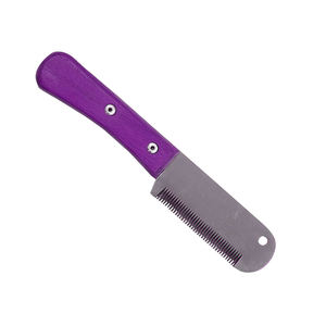 Cuchillo Profesional para Peluquería Canina, de Acero Inoxidable con Mango de Madera, Portátil, de Lujo y Ecológico, en Oferta - Product Image 2