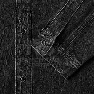 <b>Men</b> Casual <b>Jeans</b> <b>Shirt</b> Long Sleeve Slim Fit Everyday Top <b>Men</b> Button Up <b>Jeans</b> <b>Shirt</b> Fashionable Streetwear <b>Shirt</b> - Product Image 6