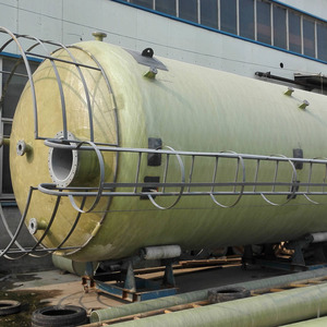 Réservoir de stockage FRP horizontal vertical de 500 gallons pour stockage d'acide utilisation chimique fournisseur de machines de traitement de l'eau - Product Image 5