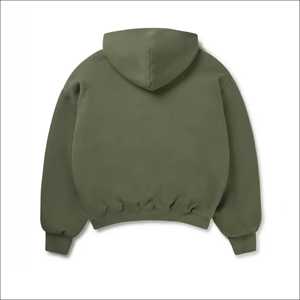 Sweat-shirts à épaules tombantes 100% coton, unisexe, surdimensionnés, personnalisés, broderie personnalisée, 500GSM, fabrication de sweat-shirts - Product Image 6