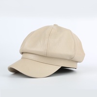 Nouveau design chapeau de mode-béret français personnalisé chapeaux vintage-chapeaux en cuir prix de fabrication en gros sans taxe