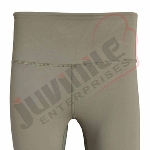 กางเกงขาสั้นรัดรูปเอวสูงแบบสั้นเอวยางยืดกันแบคทีเรียแห้งเร็วระบายอากาศได้ดีสำหรับยิมฟิตเนสยิม - Product Image 3