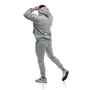 Trajes deportivos de gimnasio de 2 piezas de alta calidad para hombres Última moda Trajes de sudor a granel con logotipo personalizado en el frente - Product Image 5