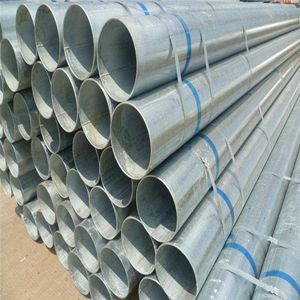 Tubo de alcantarilla de acero EMT galvanizado por inmersión en caliente de gran diámetro DN50 6m de longitud ANSI JIS GS KSA ERW Técnica Servicios de punzonado de soldadura - Product Image 2