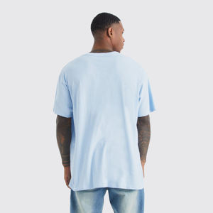 Camiseta de cuello redondo impresa de alta calidad al por mayor de fábrica, camisetas impresas personalizadas completas para hombres - Product Image 2