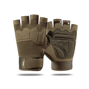 Mess Sports MS-0010 Low Price <b>Half</b>-Finger Breathable Polyester Gym Gloves for Men-Non-<b>Slip</b> Weightlifting Training - Product Image 1