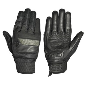 Guantes de Motocicleta Unisex de Cuero Blanco Genuino, Guantes Negros para Carreras, Protección para Motociclismo, Verano, Esquí, Uso Casual - Product Image 1