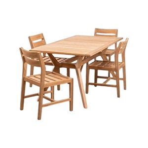 Juego de Comedor Plegable de Madera de Teca para Patio, Precio al por Mayor, para Decoración del Hogar y Jardín - Product Image 1