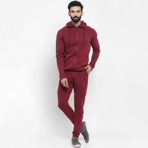 Survêtement Jogging Slim Fit pour Homme 100% Polyester Fermeture Éclair Décontracté Sport Motif Uni et Design Personnalisé pour Activités de Plein Air - Product Image 1