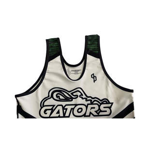 <b>Wrestling</b> <b>Singlet</b> for Men with Flexible Stretch Fit and Breathable Material for Gym Workouts and Competition - Product Image 6