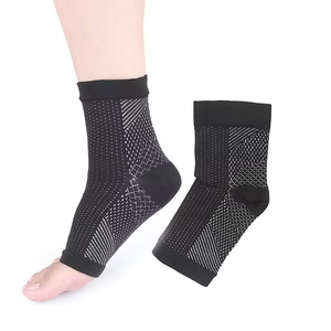 <b>Men's</b> <b>Invisible</b> Compression <b>Socks</b> Foot & Ankle Brace Footless <b>Socks</b> Support Custom <b>Socks</b> logo and Grip - Product Image 6