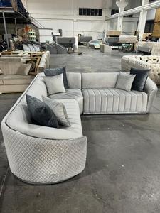 Ensemble de canapé d'angle d'expédition dans le monde entier 270*270cm Matériau en tissu Options de couleur personnalisables - Product Image 2