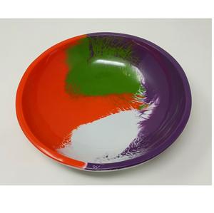 Tazón Redondo Multicolor Hecho a Mano de Resina, Tazones para Servir Pulidos, Utensilios de Cocina Decorativos Ecológicos de Origen Indio - Product Image 1