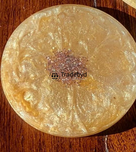 Resin <b>Coaster</b> Set Handmade Elegant 4X4 Inches Square Luxury <b>Drink</b> <b>Coasters</b> with Custom Logo Option Tradebyd - Product Image 2