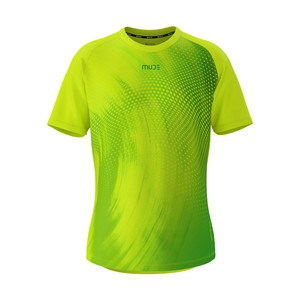 Men's <b>Neon</b> Compression Training <b>T</b>-<b>Shirt</b>-with Pattern Sublimation Transfer Print Quick Dry 100% Polyester Breathable Knit - Product Image 3
