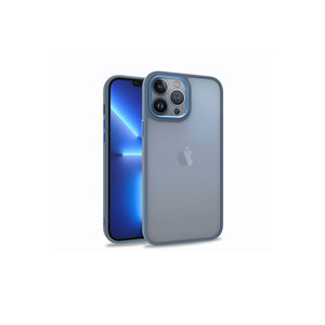 Étui de protection en silicone de qualité supérieure Netzy SAFA Flora Series pour iPhone 13 Pro - Bleu Sierra Protection de téléphone pour les modèles A22 et A50 - Product Image 1