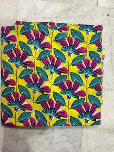 Tissu en coton imprimé feuille jaune naturel en gros, 60*60, imprimé à l'écran, léger, pour sacs, costumes, vêtements décontractés, robes, haute qualité - Product Image 3