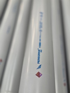 EcoFlow 160mm Tubo redondo de PVC 6m Longitud 2mm Grueso Sol Fit Joint Peregrine Marca 4kg Presión para suministro de agua agrícola - Product Image 3