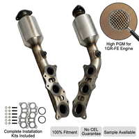 Paire de convertisseurs catalytiques de collecteur d'échappement pour Toyota 4Runner 2003-2009 4.0L V6 Moteur 1GR-FE 17140-31010 674-904 SANS CODE D'ALERTE