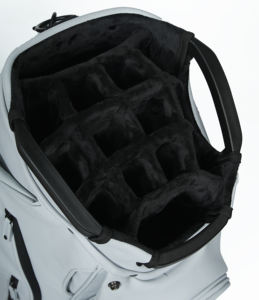 Bolsa para carrito de golf de fábrica mayorista de Vietnam, organizador de 15 compartimentos, divisores, asas superiores, cubierta impermeable, cuero PU, nailon, grande - Product Image 4