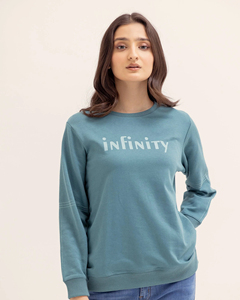 OEM Wholesale Oversized Drop Shoulder 400 GSM Women's Sweatshirt Crew Neck with Custom Patch Embroidery Plus Size Options - Product Image 2