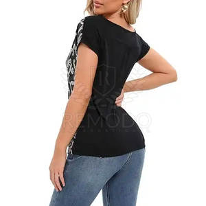 เสื้อยืดพิมพ์ซับลิเมชันสำหรับผู้หญิงเสื้อยืดพิมพ์ลายสำหรับทุกวันหรือสไตล์เทศกาล - Product Image 3