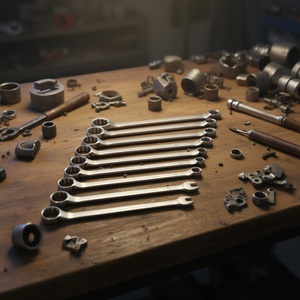 Juego de 12 Llaves de Doble Boca con Perfil de 12 Puntas, Profundas y Externas, Marca Hazet - Product Image 3