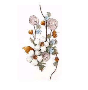 Article de décoration murale en fer de qualité luxueuse Conceptions de taille personnalisée Art mural en métal Oiseaux Branches d'arbres Mur en fer de qualité Chambre à coucher - Product Image 3