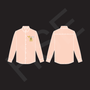Chemise en coton multicolores pour hommes et femmes avec broderie sur la poitrine - Product Image 2