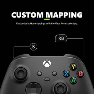 Manette de jeu sans fil (2025) – Noir carbone – Compatible console et Windows - Product Image 1